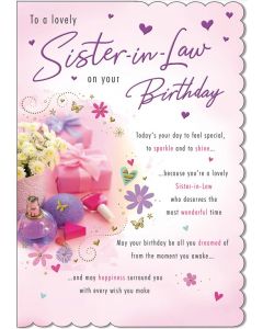 Sister In Law Relations With Love M2 9 x 6 A20201 WITH LOVE (Pack Size: 6)