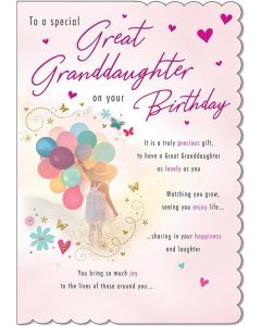 Great Granddaug Relations With Love M2 9 x 6 A20208 WITH LOVE M2 EVERYDAY (Pack Size: 6)