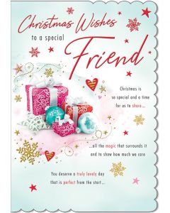 FRIEND A41074 WITH LOVE M2 CHRISTMAS (Pack Size: 6)