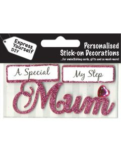 Mum (Pink) Toppers (Caption Program)  EVERYDAY (Pack Size: 3)
