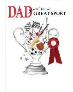 Sports Trophy F/D Joie De Vivre 230*160 - NN NN FATHERS DAY (Pack Size: 3)