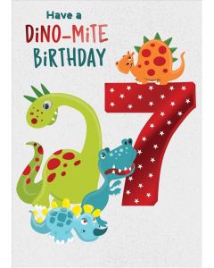 Age 7 M - Dinosour Hullabaloo 175*125 -GG GG EVERYDAY (Pack Size: 6)
