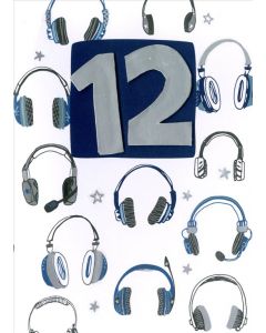 Age 12 M - Headphones Inspired by Second Nature 175*125 - HI HI EVERYDAY (Pack Size: 6)