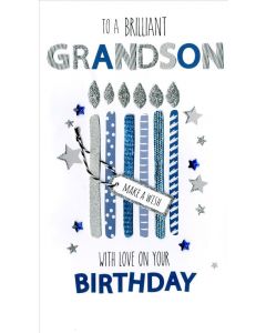 Grandson - Candles CHAMPAGNE QQ EVERYDAY (Pack Size: 3)