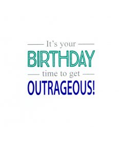OPEN Open - Time to Get Outrageous! CRD PRT EDAY Mashtag 175*125 - HI HI EVERYDAY (Pack Size: 6)