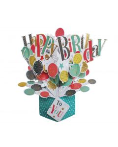 Birthday Balloons Pop Ups RR EVERYDAY (Pack Size: 3)