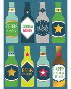 OPEN Beer Bottles HBD YOURS TRULY EF EVERYDAY (Pack Size: 6)