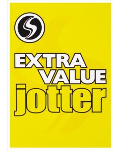 JOTTER EXTRA VALUE 120 PAGES RULED YELLOW (Pack Size: 24)