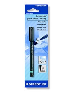 MARKER LAUNDRY LUMOCOLOR PERMANENT BLISTER STAEDTLER (Pack Size: 10)