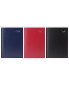 DIARY A5 DAY A PAGE CASEBOUND HARDBACK 3082 (Pack Size: 5)