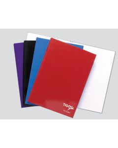 NOTEBOOK A4 Casebound Notebook 80 Sheets  3 Assorted (Pack Size: 5)