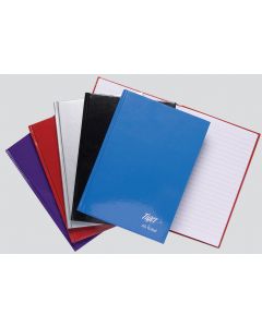 NOTEBOOK A5 Casebound Notebook 80 Sheets  3 Assorted (Pack Size: 5)