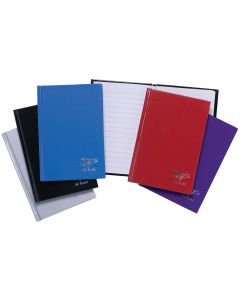 NOTEBOOK A6 Casebound Notebook, 80 Sheets  3 Assorted (Pack Size: 10)