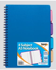 NOTEBOOK A5 PROJECT TW PLASTIC (Pack Size: 5)