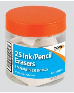 ERASER INK &  PENCIL TUB (Pack Size: 25)