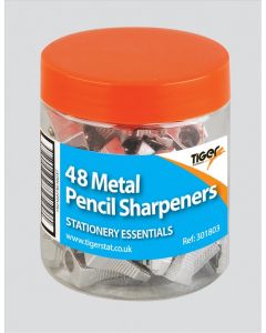 SHARPENERS METAL PENCIL IN TUB (Pack Size: 48)