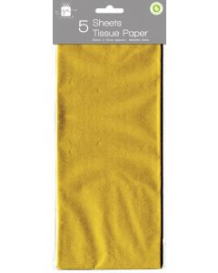 TISSUE TISSUE PAPER GOLD 5 PACK EVERYDAY (Pack Size: 12)