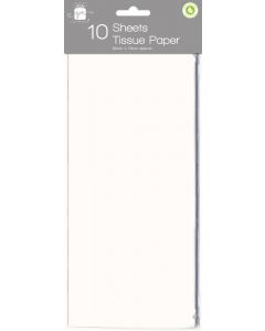 TISSUE PAPER WHITE 10 PACK EVERYDAY (Pack Size: 12)