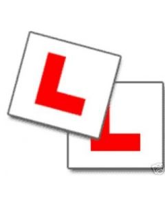 DRIVING PROVISONAL L PLATE RED 2 SELF ADHESIVE (Pack Size: 10)